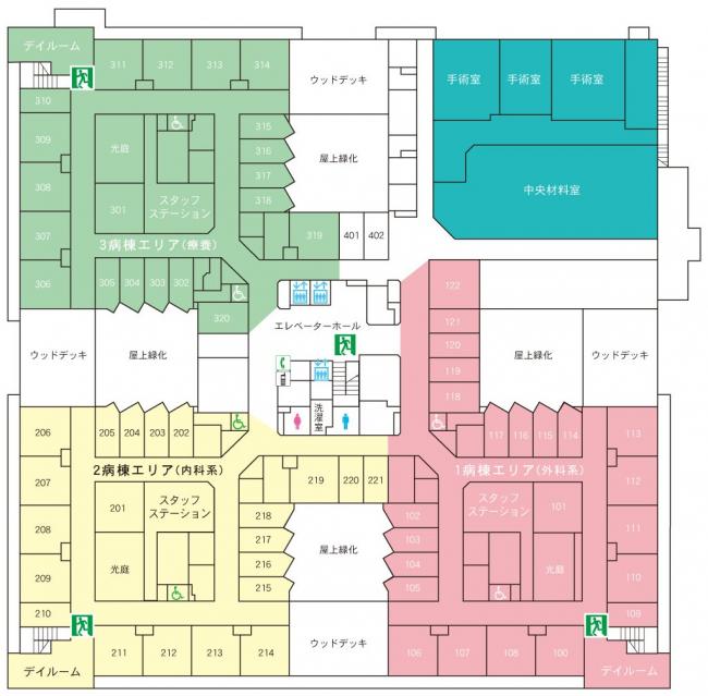 院内マップ2階